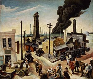 Thomas Hart Benton: Boomtown (1927-28)