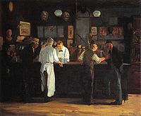 John French Sloan, "McSorley's Bar" (1912)