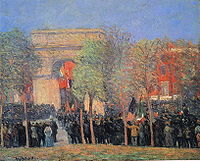 William Glackens: "Italo American Celebration, Washington Square" (1912)