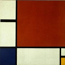 Piet Mondrian: "Composition II in Red, Blue,and Yellow"