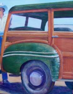 Detail of "Old Woodie" R. D. Burton