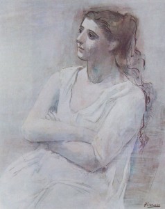 Pablo Picasso: A Woman in White