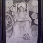 Richard D. Burton: "Grinding Gears of Time" Graphite on Paper