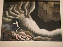 Charles Burchfield: Lightning and Thunder at Night