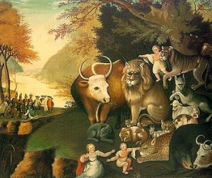 Edward Hicks, The Peaceable Kingdom (1826)