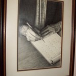 Artist: James Frederick: "The List" (Graphite on paper)