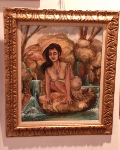 Lynn Burton: Indian Maiden (Oil on Canvas)
