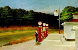 Edward Hopper: Gas (Oil on Canvas~1940)
