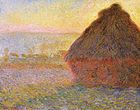 Claude Monet: “Haystacks (sunset)” 1890