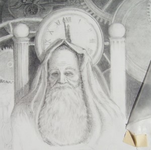 Segment of Graphite Drawing