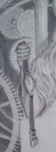 Segment of Graphite Drawing - Grinding Gears of Time