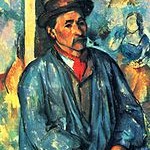 Paul Cezanne: Peasant in Blue Smock