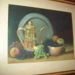 James Fredrick: Plate, Fruit, and Coffee Pot