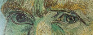 Vincent Van Gogh: Segment of self portrait