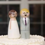 Top of the wedding cake