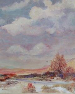 Lynn Burton: Texas Drift (Oil on Canvass)